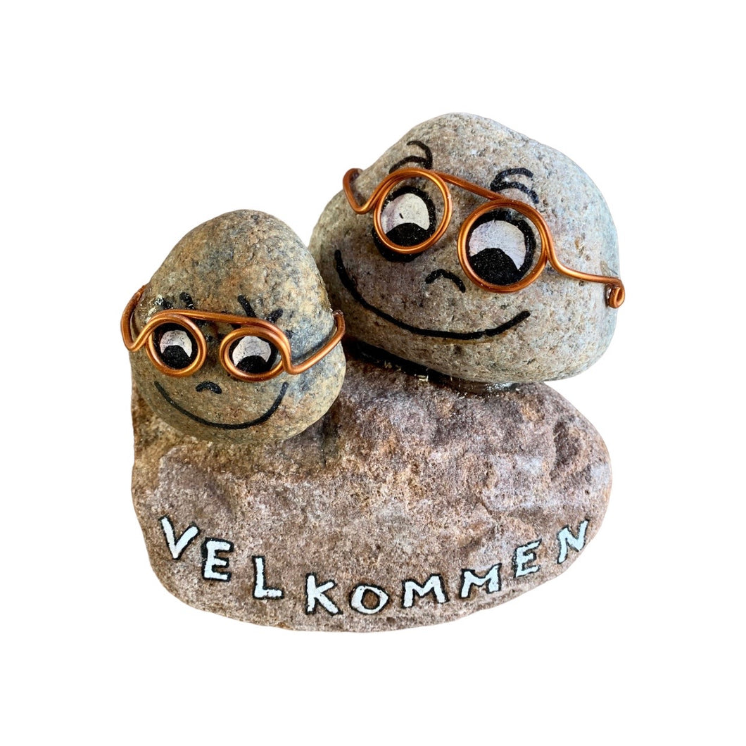 Velkommen-sten - Briller